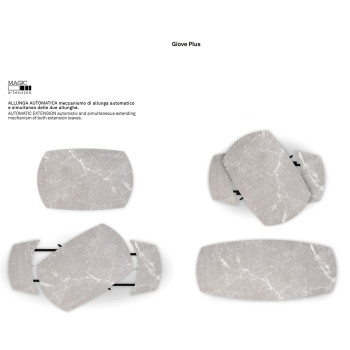 Table extensible Giove 140 de CONNUBIA