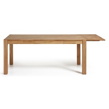 Table extensible Isbel 120 (200) x 75 cm naturel