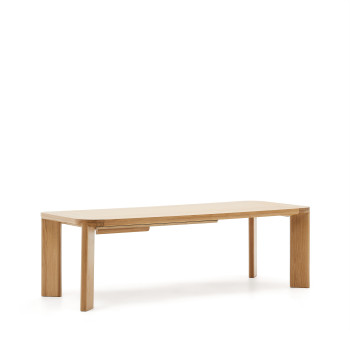 Table extensible Jondal en bois massif et placage chêne FSC 100% 240 (32