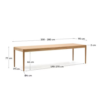 Table extensible Lenon THE SHAPE