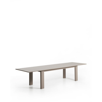 Table extensible en aluminium Livourne
