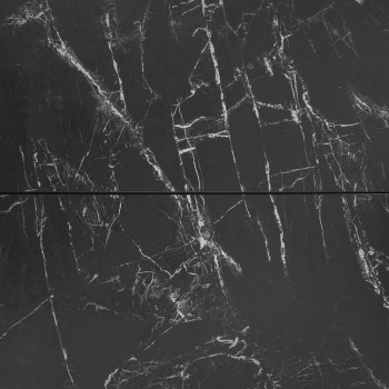 Table extensible Vashti Ø 120 (160) cm en porcelaine