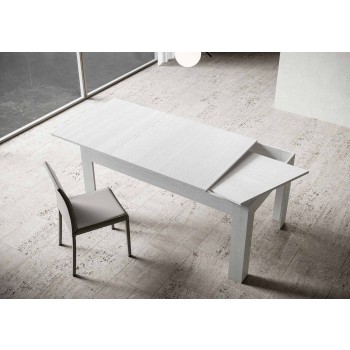 Table Bibi - Table extensible 90x120/180 cm Bibi Spatule blanche