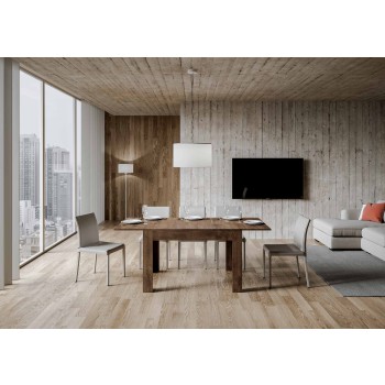 Table Bibi - Table extensible 90x120/180 cm Bibi Spatule blanche