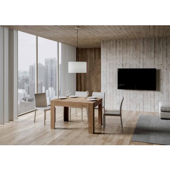 Table Bibi - Table extensible 90x120/180 cm Bibi Spatule blanche