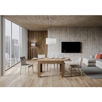 Table Bibi - Table extensible 90x120/180 cm Bibi Spatule blanche