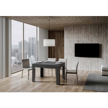 Table Bibi - Table extensible 90x120/180 cm Bibi Spatule blanche