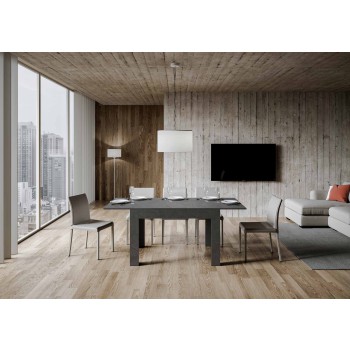 Table Bibi - Table extensible 90x120/180 cm Bibi Spatule blanche