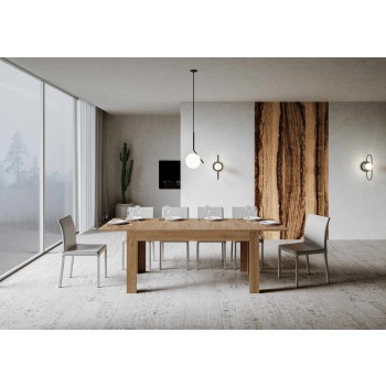 Table Bibi - Table extensible 90x160/220 cm Bibi Spatule blanche