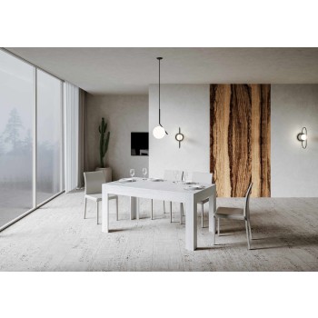 Table Bibi - Table extensible 90x160/220 cm Bibi Spatule blanche