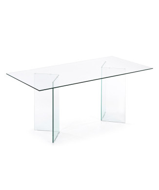 Table en verre Burano 180 x 90 cm