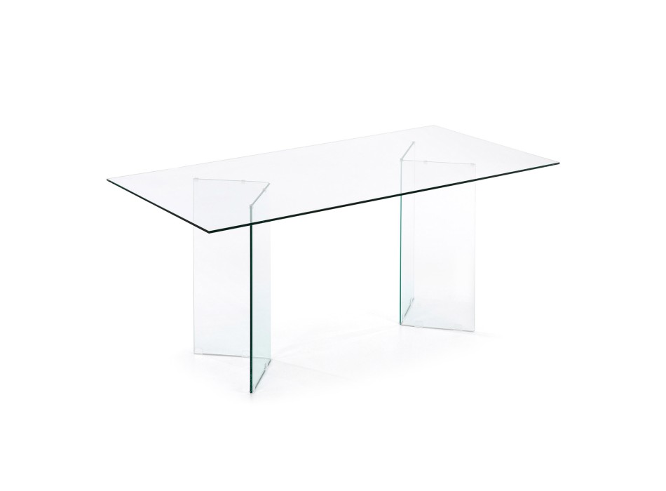 Table en verre Burano 180 x 90 cm