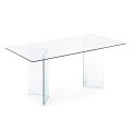 Table en verre de Burano 180 x 90 cm