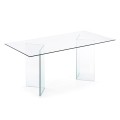 Table en verre Burano 180 x 90 cm