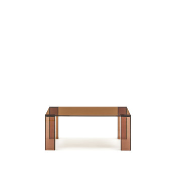 Table d'appoint en verre trempé Adularia