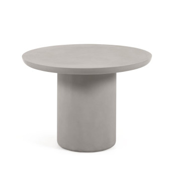 Table d'extérieur ronde en béton Taimi
