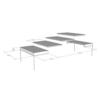 Table extensible Itamoby Everyday 90 cm