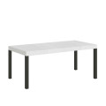 Table extensible Everyday Premium 90x90/246 cm avec cadre anthracite