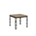 Table pliante Ghibli Libra 90x90/180 cm avec cadre anthracite