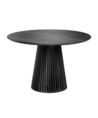 Table Jeanette Ø 120 cm noire