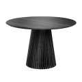 Table Jeanette Ø 120 cm noire