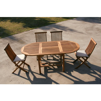 TABLE EN ALUMINIUM ANTHRACITE 180/240x100 + 6 CHAISES EN ALUMINIUM ANTHRACITE