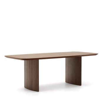 Table Litto en placage de noyer 240 x 100 cm