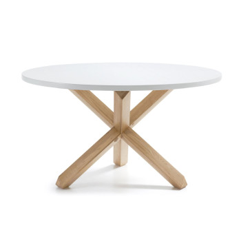 Table Lotus Ø 120 cm blanche