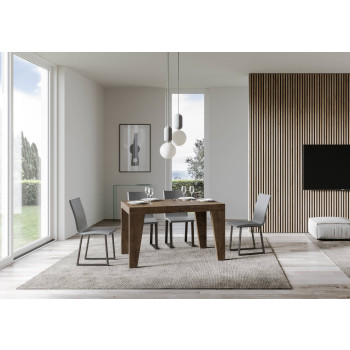 Table Naxy D.90 - Table extensible 130/234x90 cm Naxy frêne blanc