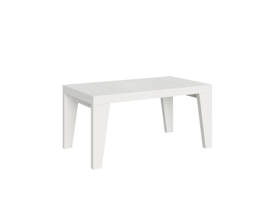 Table Naxy D.90 - Table extensible 160/264x90 cm Naxy frêne blanc