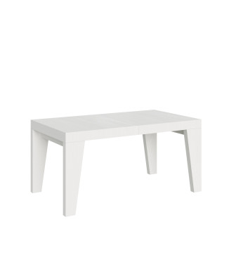 Table Naxy D.90 - Table extensible 160/420x90 cm Naxy frêne blanc