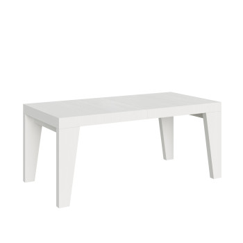 Table Naxy D.90 - Table extensible 180/440x90 cm Naxy frêne blanc