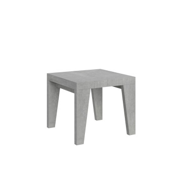 Table Naxy D.90 - Table extensible 90/246x90 cm Naxy frêne blanc