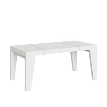 Table Naxy Premium D.90 - Table extensible 120/224x90 cm Naxy Premium frêne blanc