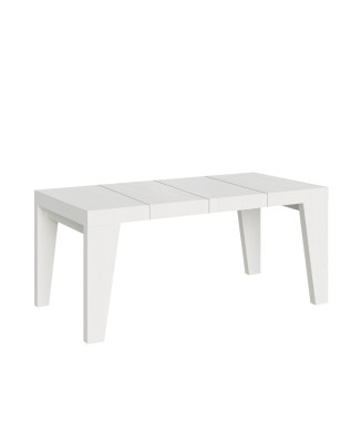 Table Naxy Premium D.90 - Table extensible 140/244x90 cm Naxy Premium frêne blanc