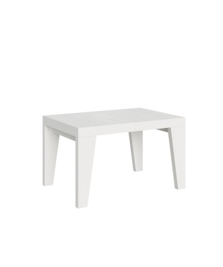 Table Naxy - Table extensible 90x120/224 cm Naxy Frêne Blanc