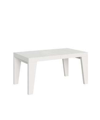 Table Naxy - Table extensible 90x160/264 cm Naxy Frêne Blanc