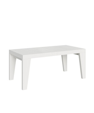 Table Naxy - Table extensible 90x180/284 cm Naxy Frêne Blanc