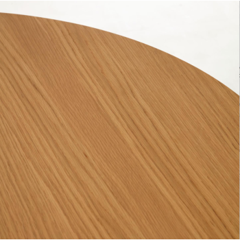 Table ovale extensible Oqui en placage chêne Ø120 (20