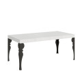 Table extensible Paxon 90x180/284 cm avec cadre anthracite