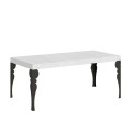Table extensible Paxon Premium 90x90/246 cm avec cadre anthracite
