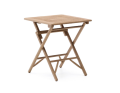 Table pliante Dandara en bois d'acacia massif 66 x 66 cm FSC 100%