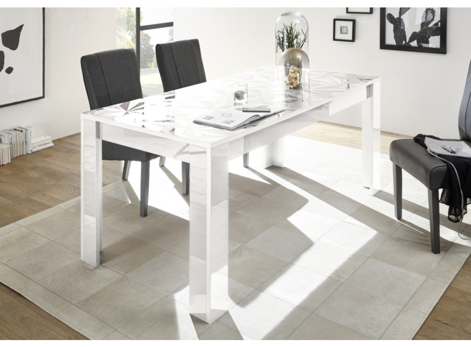 Table PRISMA de couleur blanche