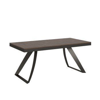 Table Proy Evolution Anthracite - Table extensible 90x180/440 cm Proxy Evolution Frêne Blanc Structure Anthracite