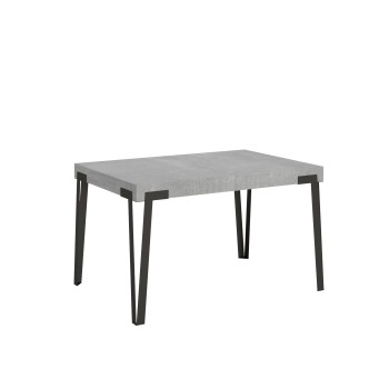 Table Rio - Table extensible 90x130/234 cm Frêne blanc Rio Structure anthracite