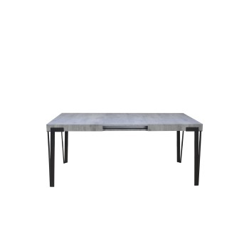 Table Rio - Table extensible 90x130/234 cm Frêne blanc Rio Structure anthracite