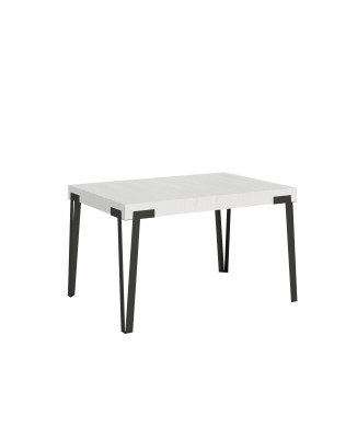Table Rio - Table extensible 90x130/234 cm Frêne blanc Rio Structure anthracite