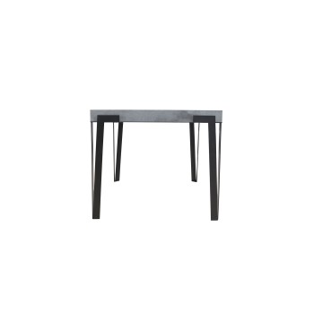 Table Rio - Table extensible 90x160/264 cm Frêne blanc Rio Structure anthracite