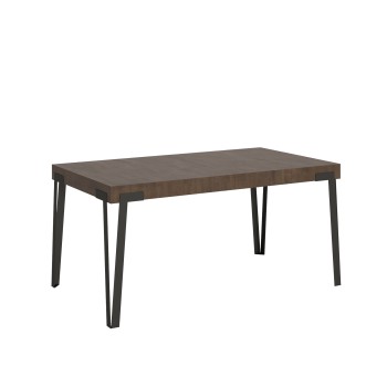 Table Rio - Table extensible 90x160/264 cm Frêne blanc Rio Structure anthracite