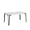 Table extensible Rio 90x160/264 cm avec structure anthracite